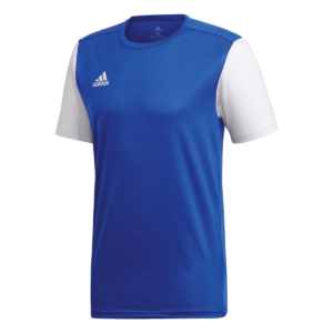 Maillot bleu et blanc adidas